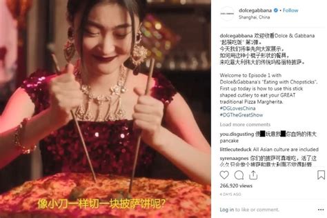 dolce gabbana cina trovata pubblicitaria|dolce and gabbana scandal.